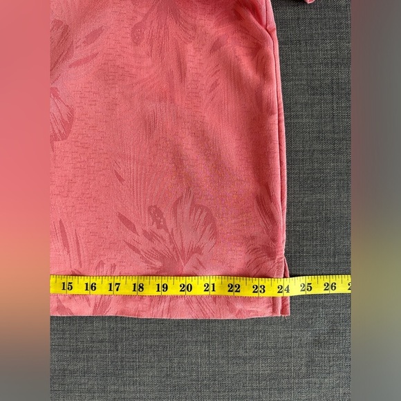 Cubavera Men’s Resort Guayabera-Style Shirt – Coral Tropical Rayon Blend Size L - Picture 8 of 9